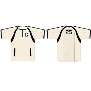 Maillot de sublimation personnalisé avec logo, manches courtes, pour jeunes et adultes, homme, léger, veste zippée 1/4 - Product Image 2