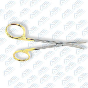 Tc Kilner ciseaux à dissection fine inserts en carbure de tungstène anneaux en or pince chirurgicale ciseaux à dissection Instrument médical - Product Image 4