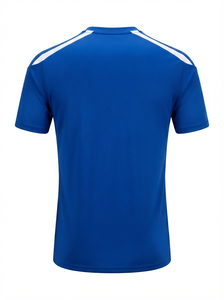 Maillot de football orange à manches courtes, col rond, anti-transpiration, unisexe, adulte, coupe classique, 100 % polyester, couleur unie - Product Image 3