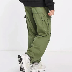 Pantalon Cargo Décontracté pour Homme en Toile Respirante à Séchage Rapide, Écologique, Robuste, Coupe Droite, Qualité Supérieure, Style Rétro Américain - Product Image 2