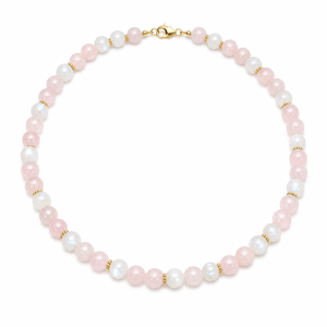 Collier en perles d'onyx noir et œil de tigre, perles rondes noires mates de 10 mm, accents bruns polis, fermoir en acier inoxydable - Product Image 2