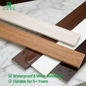 Plinthe en <span class=keywords><strong>PVC</strong></span> <span class=keywords><strong>gris</strong></span> 70 mm pour hôtel avec clous et adhésif – Vente en gros - Product Image 3