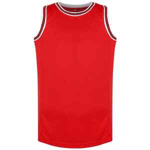 Maillot de basket-ball personnalisé respirant sans manches pour adulte, imprimé par transfert thermique, unisexe - Product Image 2