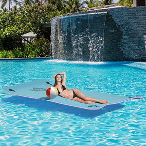 Mega 10 'X 5' 3-strato galleggiante acqua tappetino portatile nuotare di sicurezza e galleggianti per lago e oceano Premium schiuma di costruzione - Product Image 6