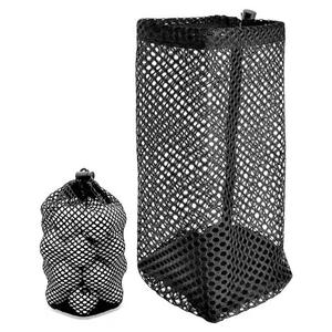 Durable Non-Waterproof <b>Golf</b> Mesh Bag with Drawstring Closure 15/25/50 Ball Capacity Nylon Material for <b>Golf</b> Sports Storage - Product Image 3