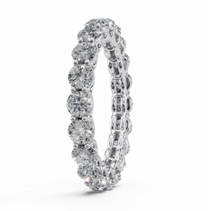 Anillo de Diamantes de Oro Sólido de 9KT, 14KT, 18KT, Oro Amarillo, Rosa y Blanco, Joyería de Diamantes Genuinos para Mujer, Anillo de Compromiso y Boda, Regalo - Product Image 2