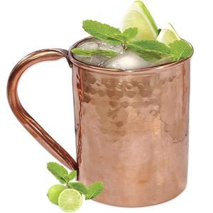 Elegant Copper Moscow Mule Mugs Produced For Cold Drink Enjoyment Ideal For Kitchen Bar And Family Gatherings - Product Image 4