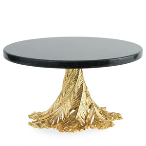 Highest Quality Silver Plated <b>Cake</b> Stand With Golden Floral Design For Party <b>Decor</b> Elegant Metal Dessert Serving Platter - Product Image 6