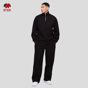 Chándal de diseño personalizado Ryan Pro Gear para hombre, tela cómoda y transpirable con logotipo personalizado, cierre tipo jersey. - Product Image 6