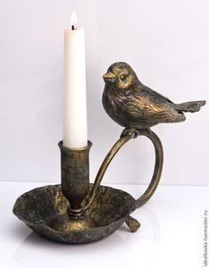 Candelero de Latón con Diseño de Flor Dorada, Portavelas para Decoración del Hogar, Base Metálica Resistente - Product Image 2