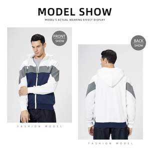 Sweat-shirts à capuche pour hommes OEM, style streetwear, personnalisables, oversize, unis, en gros, pour l'hiver, pull-overs à capuche tendance pour hommes - Product Image 2