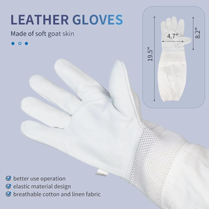Traje de Apicultura de 3 Capas de Poliéster para Hombre y Mujer, Resistente al Calor 100-150°C, Cobertura Total del Cuerpo, Guantes Duraderos - Product Image 5