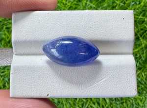 Tanzanita natural en forma de marquesa, corte liso, piedra preciosa azul, piedras sueltas para la fabricación de joyas, anillos, colgantes, alta calidad - Product Image 2