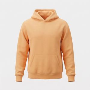 Sweat à capuche pour homme en molleton épais 100% coton, coupe classique, avec logo personnalisé imprimé, streetwear, respirant, séchage rapide, hiver - Product Image 1