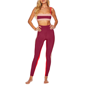 OEM Service Women's Solid <b>Yoga</b> <b>Set</b> 4-Piece Breathable Spandex/Nylon Seamless High Quality Customized Logo Printing - Product Image 1