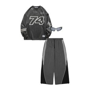 Sudaderas de cuello redondo estilo casual para hombre, venta al por mayor, ropa de invierno, sudaderas con efecto lavado ácido para hombre con MOQ bajo - Product Image 3