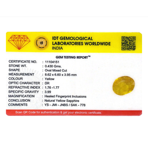 Zafiro Azul Real de Corte Ovalado de 2.15 Quilates, Gema Suelta para Joyería Fina - Product Image 4