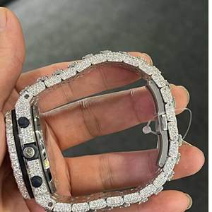 Reloj de Moda con Diamantes Cultivados en Laboratorio, Reloj con Diamantes Incoloros para Hombre, Mejor Calidad, Precio al por Mayor - Product Image 6