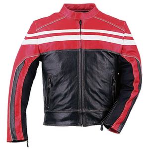 Chaqueta de Motocicleta HMB HMB-0412D de Invierno, Cuero Genuino de Vaca, Cierre de Cremallera a Prueba de Viento, Corte Regular para Hombre - Product Image 4