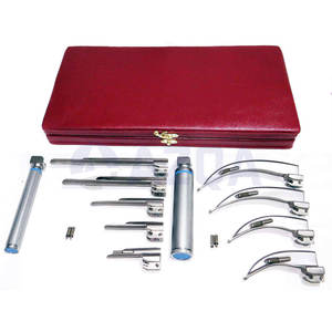 Laringoscopio Macintosh de Fibra Óptica para Anestesia en Adultos, Juego de Seis Hojas Reutilizables, Manual Quirúrgico para Operaciones ORL - Product Image 6