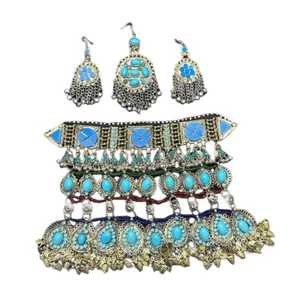 Conjuntos de Joyería Nupcial Afgana de Última Moda para Damas, Diseños Personalizados, Hechos a Mano en Acero Inoxidable, Accesorios de Moda para Fiestas - Product Image 1