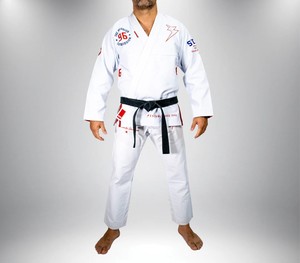 ชุดยูโด เทควันโด บราซิลเลียนยิวยิตสู คุณภาพระดับมืออาชีพ ผลิตจากโพลีเอสเตอร์/คอตตอน ระบายอากาศได้ดี น้ำหนักเบา ยืดหยุ่น เหมาะสำหรับการฝึกศิลปะการต่อสู้ - Product Image 4