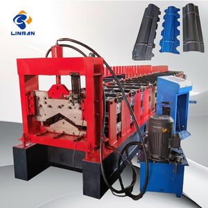 آلة تشكيل الأسقف المعدنية المجلفنة الأوتوماتيكية مع محرك وتروس لتصنيع بلاط السقف الفولاذي وصناعة الصفائح المعدنية - Product Image 5