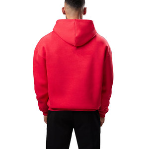 เสื้อฮู้ดผู้ชายผ้าฟลีซสีพื้น 100% ผ้าฝ้าย สำหรับออกกำลังกาย ฟิตเนส ทรงปกติ สไตล์ลำลอง แฟชั่นฤดูหนาว - Product Image 2
