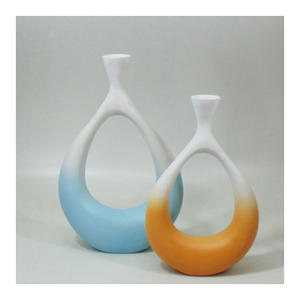 Florero Moderno de Aluminio con Base Elevada para Mesa de Centro de Sala de Estar y Decoración de Escritorio de Oficina - Product Image 2