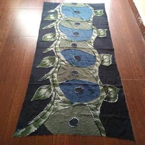 Châle d'hiver haut de gamme en 100 % laine mérinos, dessiné à la main, 70x180cm, pour femme, doux, extensible dans quatre sens, respirant et coupe-vent - Product Image 4