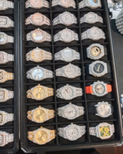 Montre analogique en acier inoxydable ETA de qualité supérieure, bracelet en or jaune, boîtier carré 41 mm, mouvement automatique, cadran en verre, unisexe, luxe - Product Image 2