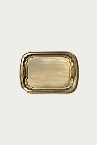 Plateau de service en laiton de qualité supérieure, fait main, vaisselle décorative pour hôtel, restaurant, mariage et repas à domicile - Product Image 6