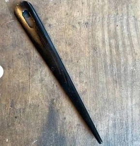 Nouvelle aiguille à broder rustique et écologique en corne de buffle, pointe fine, pour la laine et le fil, couture durable pour le tufting et la couture - Product Image 6