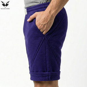 OEM ODM Service Premium Quality Newest OEM Custom Design Hot Style Heavyweight Comfortable Knit French Terry Cotton Men <b>Shorts</b> - Product Image 4