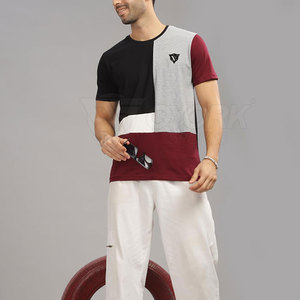 T-shirts pour hommes confortables en stock, respirants, nouveau style, sur mesure - Product Image 3