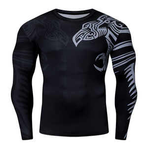 OEM Men's Mock Neck Compression Training Top <b>Long</b> <b>Sleeve</b> Stretch Fitness Sport <b>Undershirt</b> - Product Image 1