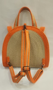 Bolso de mano de paja tejida con cierre magnético, bolso portátil para la playa, bolso de hombro para viaje, para mujer, bolsos de mano para mujer. - Product Image 5