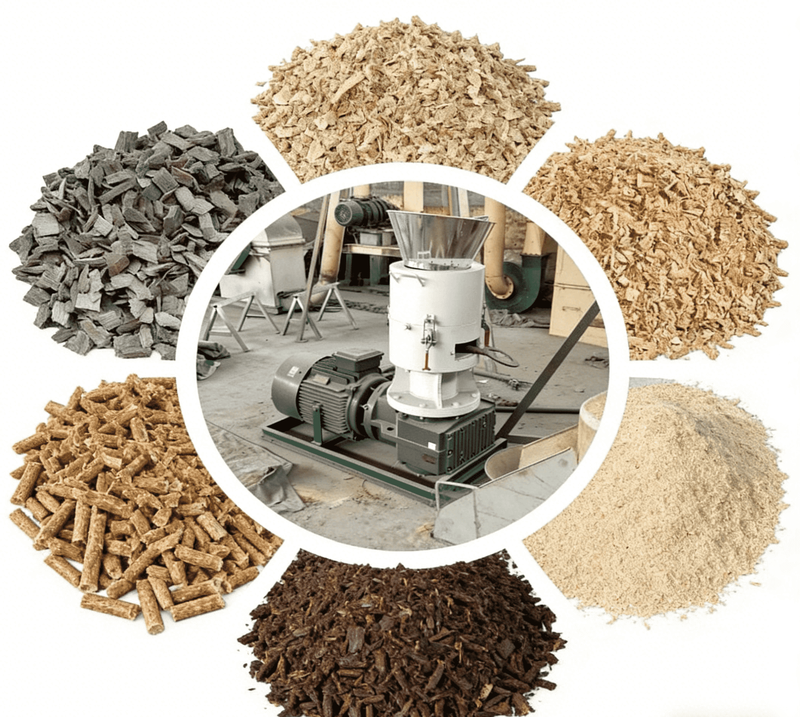 High Efficiency Wood Pellet Machine Straw
