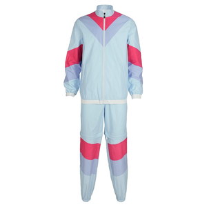 Ensemble 2 pièces long pour femme en satin bleu clair, haut à manches courtes décontracté, uni, respirant, coupe régulière, sans col, avec poches, 100% satin - Product Image 1