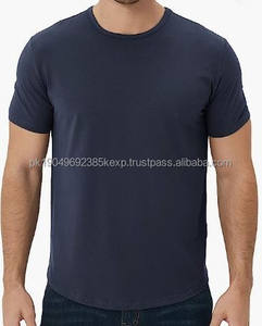 Camiseta con logo personalizado 100% algodón orgánico, ligera, para hombre, de alta calidad, informal, de corte holgado. - Product Image 6