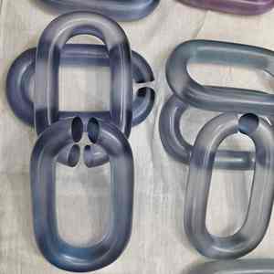 Adornos de Pared de Cadena Acrílica de Diseño Moderno Hechos a Mano, Artículos Decorativos para el Hogar Personalizados y Enlazados, Venta al por Mayor - Product Image 6