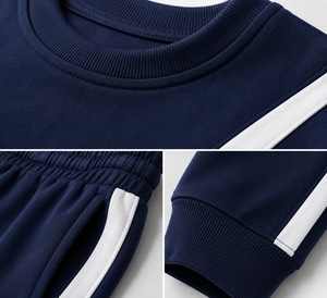 Conjunto Deportivo Personalizado para Niños, Sudadera con Capucha para Niñas y Niños, Sudadera con Capucha Lisa, Conjunto Deportivo para Niños - Product Image 4