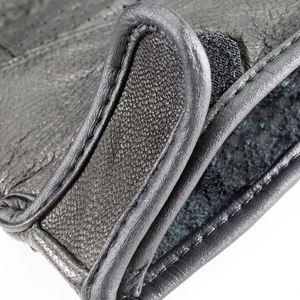 Gants de sport ergonomiques mi-doigts compatibles avec les écrans tactiles, antidérapants, respirants, légers, en cuir perforé, avec rembourrage doux pour la paume - Product Image 5