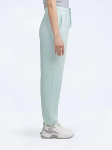 Wholesale 100% Cotton <b>Drawstring</b> Waist Women <b>Trousers</b> / French Terry Cotton Hip Hop Eco-Friendly Breathable Casual Sweatpants - Product Image 3