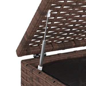 Scatola cuscino Patio marrone PE Rattan per la conservazione - Product Image 4