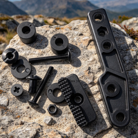 Kit de fixation Kydex pour holster de transport dissimulé IWB, accessoire d'aile d'holster tactique, ensemble de quincaillerie de rétention réglable