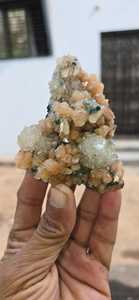 Calcita con Estilbita, Recubrimiento Natural y Hermoso, Lote de Minerales, Colección de Cristales Premium, Decoración, Regalo Curativo - Product Image 3