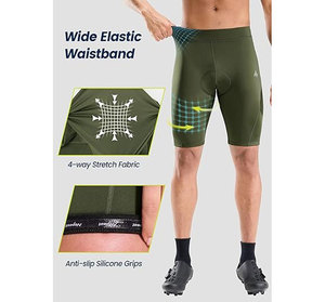 Premium quality breathable <b>shorts</b> Unisex spandex <b>cycling</b> <b>shorts</b> 3D <b>padded</b> <b>cycling</b> <b>shorts</b> Zipper pockets for <b>cycling</b> - Product Image 3