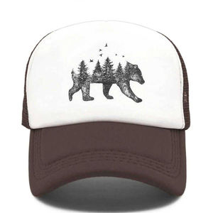 Casquette de camionneur Richardson 112 avec logo brodé personnalisé sur patch en cuir - Casquettes de camionneur avec panneau en mesh - Product Image 2