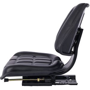 Falciatrice Compatta Nera in Acciaio/PVC con Sedile e Schienale per Trattore, Attacco per Carrello Elevatore con Binario Scorrevole - Product Image 5